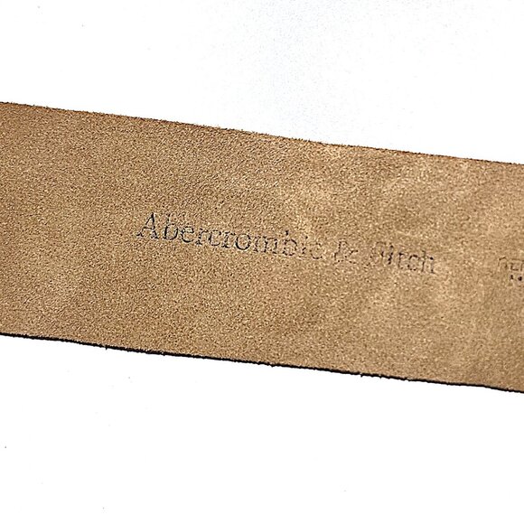 Abercrombie & Fitch embroidered fringed suede belt - Picture 5 of 11